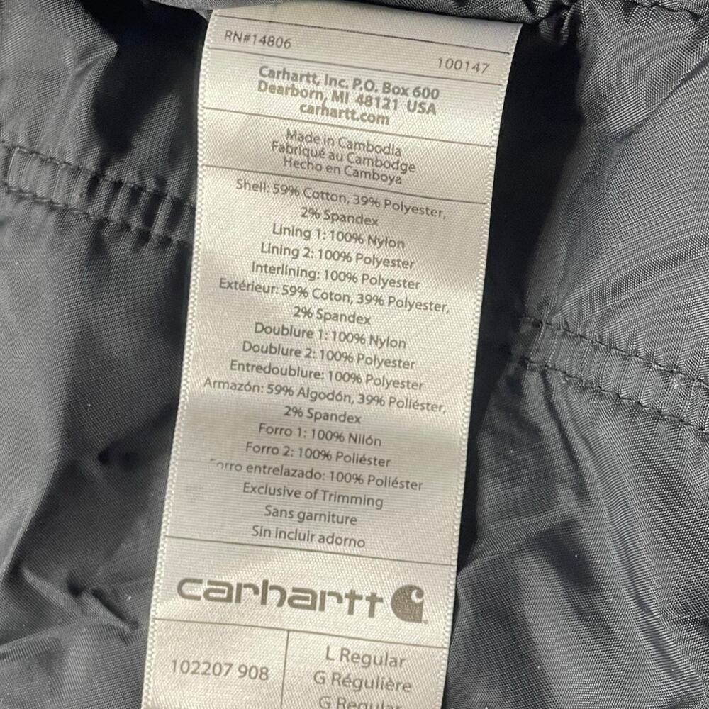 Carhartt Brown Hooded Jacket - Picture 8 of 9